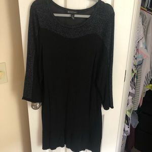 Black and Gray Sweater with sparkles